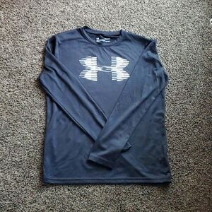 Youth large loose fit heat gear long sleeved tshirt